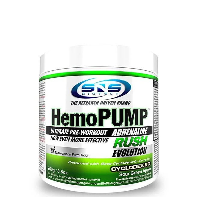 SNS Biotech HemoPUMP Green Apple 250g 