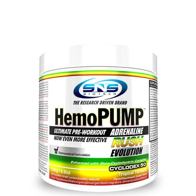 SNS Biotech HemoPUMP Tropical Tornado 250g 