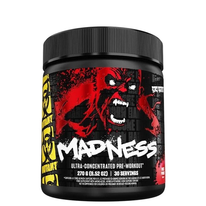 Mutant Madness PWO Fruit Punch 30 servings