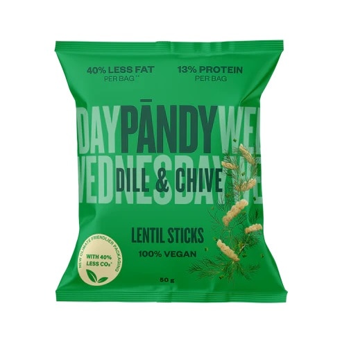 Pändy Lentil Chips Dill & Chive 50g