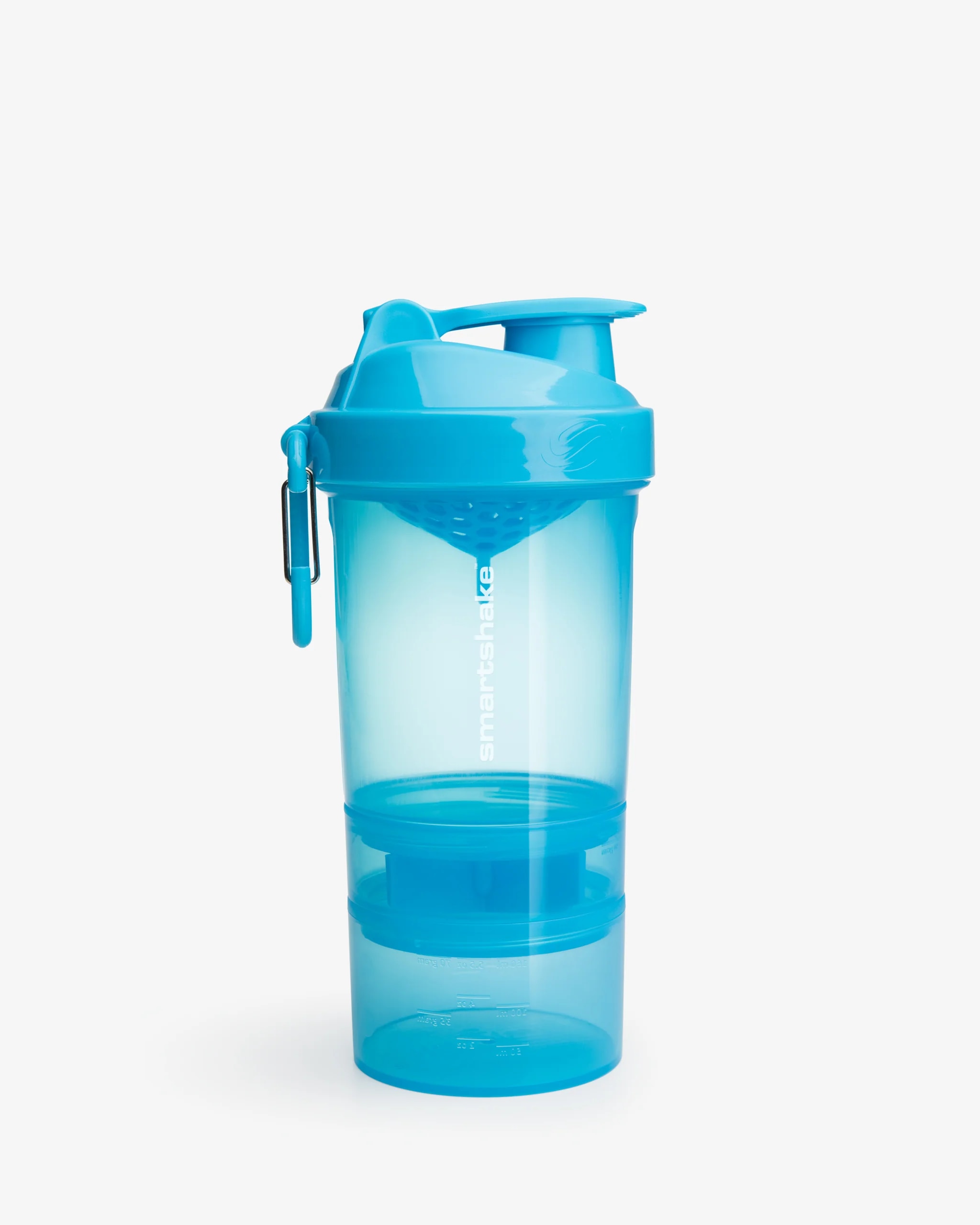 SmartShake O2GO 600ML Neon Blue