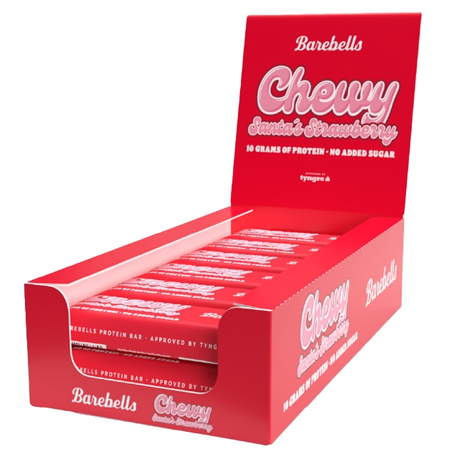 Barebells Chewy Santa Strawberry 18x40g