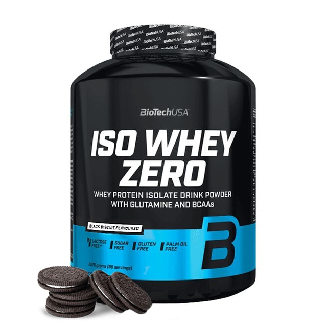 BioTechUSA Iso Whey Zero Black Biscuit 2270g