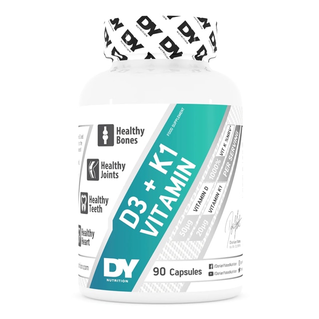 DY Nutrition D3 + K1 90 kapslar