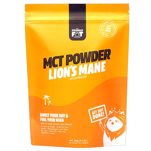 TFFC Lions Mane MCT Pulver C8 260g 