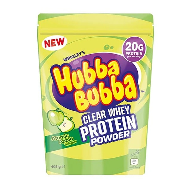 Hubba Bubba Clear Whey Atomic Apple 405g