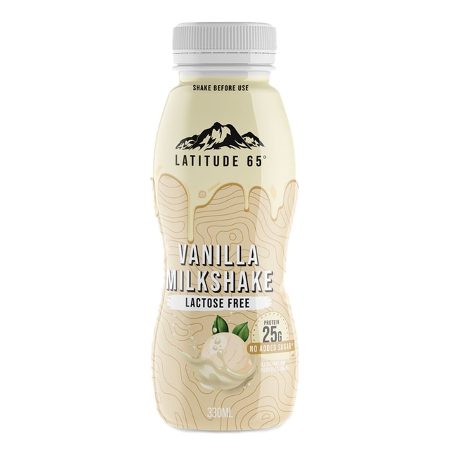 Latitude 65 Milkshake Vanilla 330ml