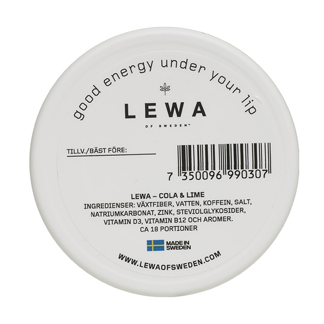 LEWA Cola & Lime Nikotinfritt snus 1 dosa