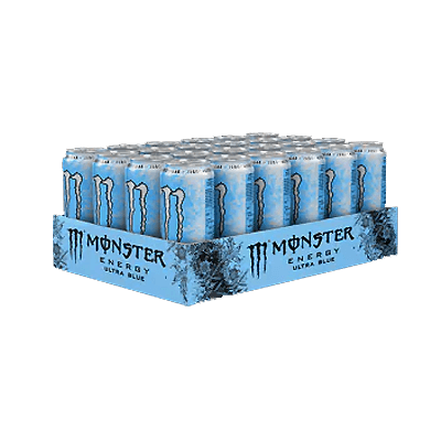 monster ultra blue flak 24x500ml