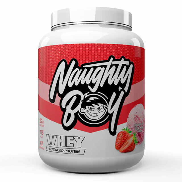 Naughty Boy Advanced Whey Strawberry Milkshake 2kg