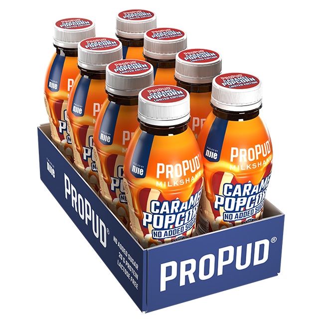 Njie ProPud Protein Milkshake Caramel Popcorn 8x330ml