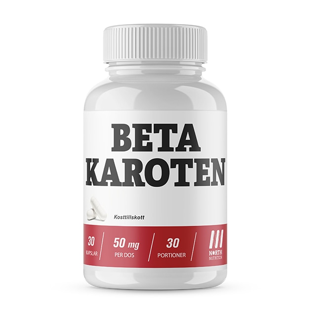 North Nutrition Betakaroten 50mg 30 Kapslar