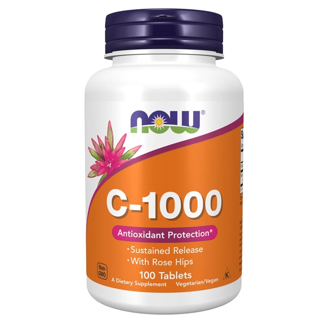 NOW Vitamin C-1000 SR 100 tabletter