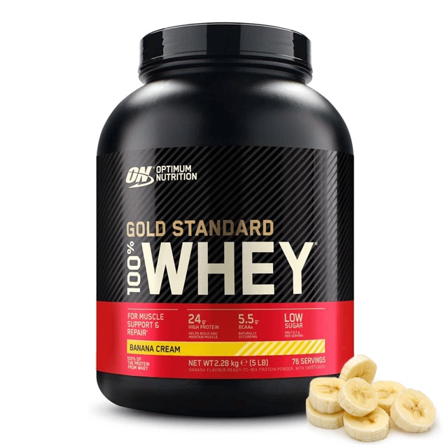 optimum gold standard whey 2,27kg banana cream