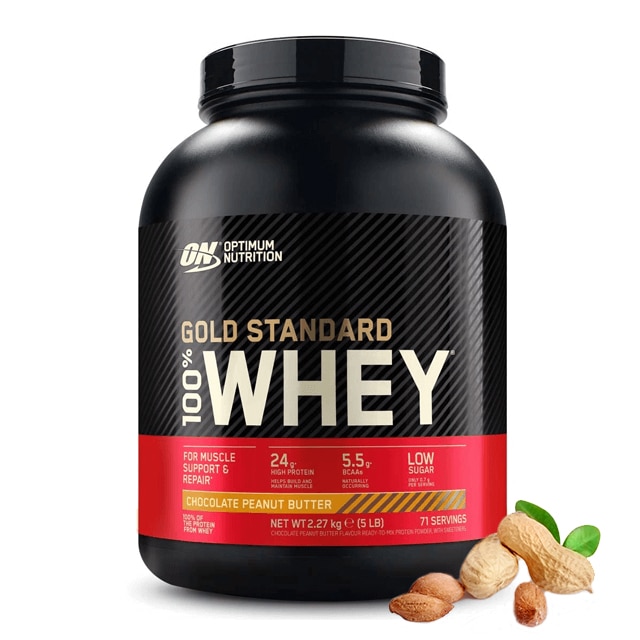 optimum gold standard whey 2,27kg chocolate peanut butter