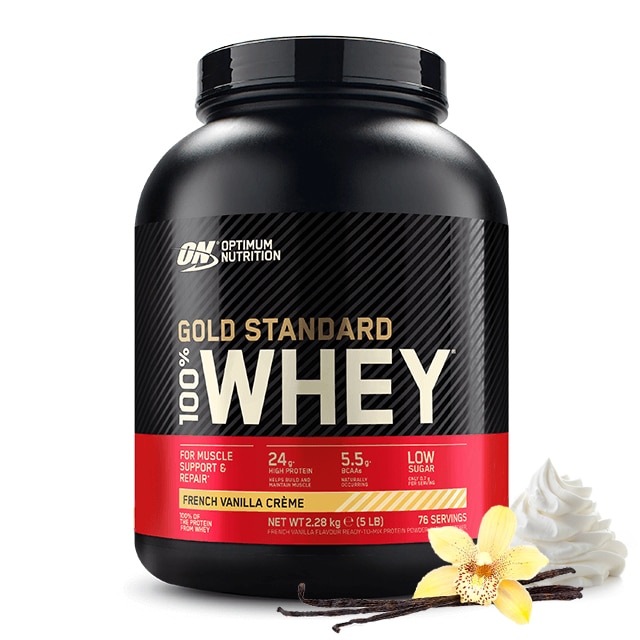 optimum gold standard whey 2,28kg french vanilla cream