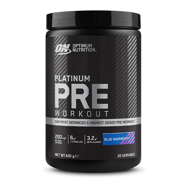 Optimum Nutrition Platinum Pre Workout Blue Raspberry 420g