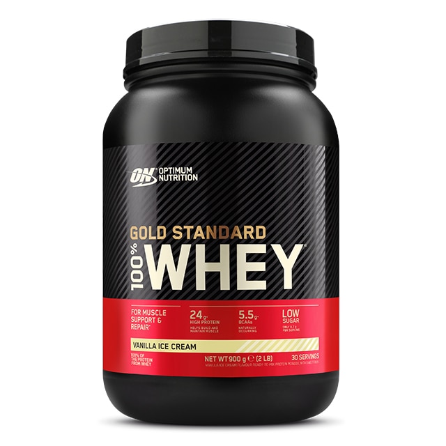 optimum whey vanilla ice cream 900g