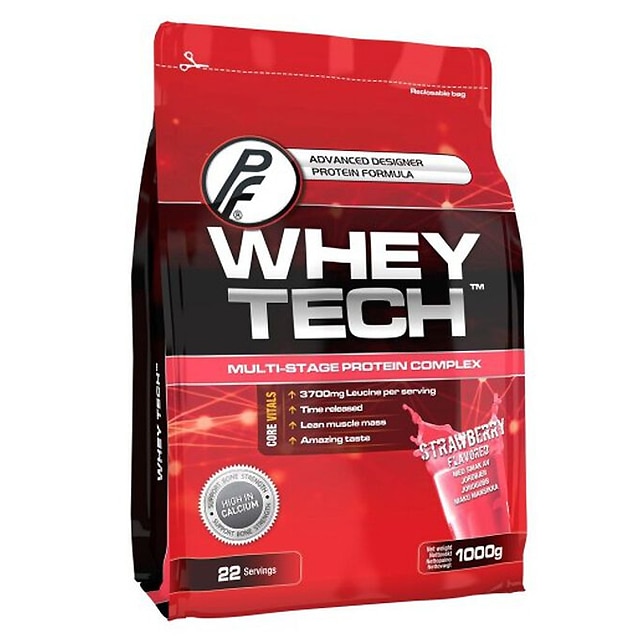 proteinfabriken whey tech jordgubb 1kg