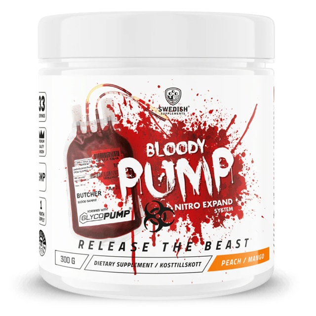 Swedish Supplements Bloody Pump Peach Mango 300g