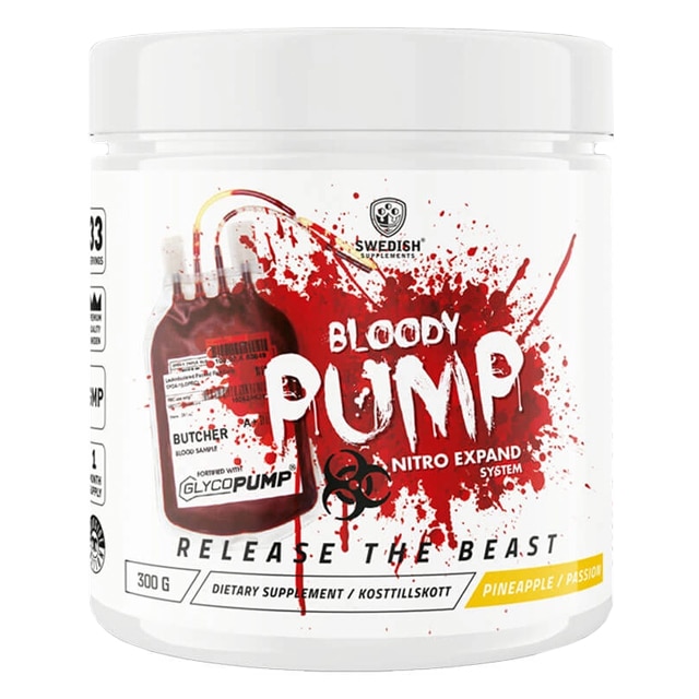 Swedish Supplements Bloody Pump Pineapple Passion 300g