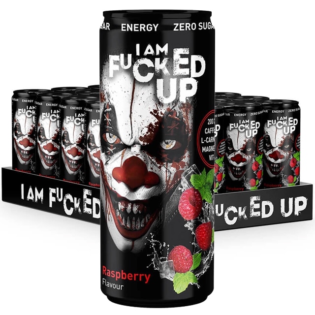 swedishsupliments fucked up rtd raspberry flak 24x330ml