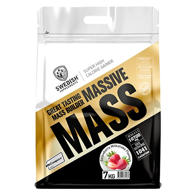 swedishsupliments massive mass strawberry milkshake 7kg