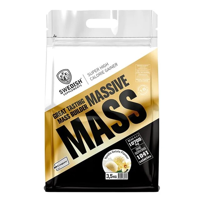 swedisusupliments massive mass vanilla gelato 3,5kg