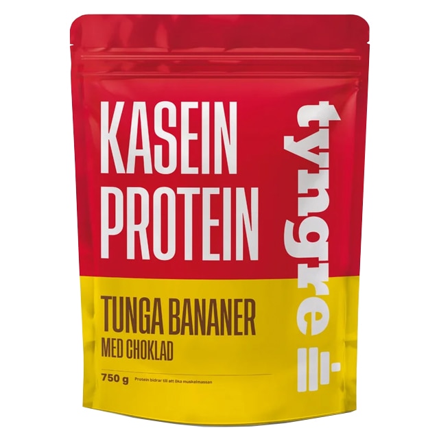 Tyngre Kasein Tunga Bananer 750g