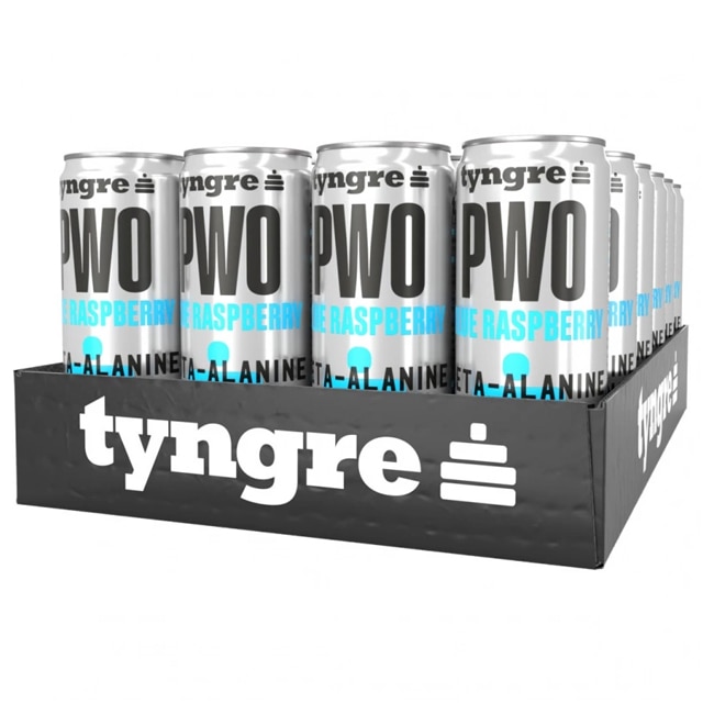 tyngre pwo blue raspberry flak 24x250ml