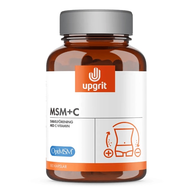 upgrit msm c-vitamin 180kapslar