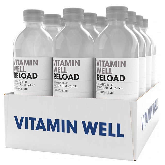 vitaminwell reload citron lime 12x500ml