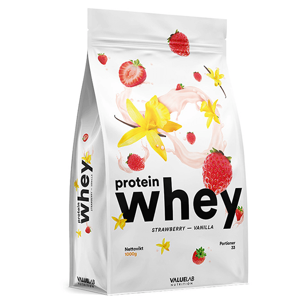 Valuelab whey strawberry/vanilla 1kg